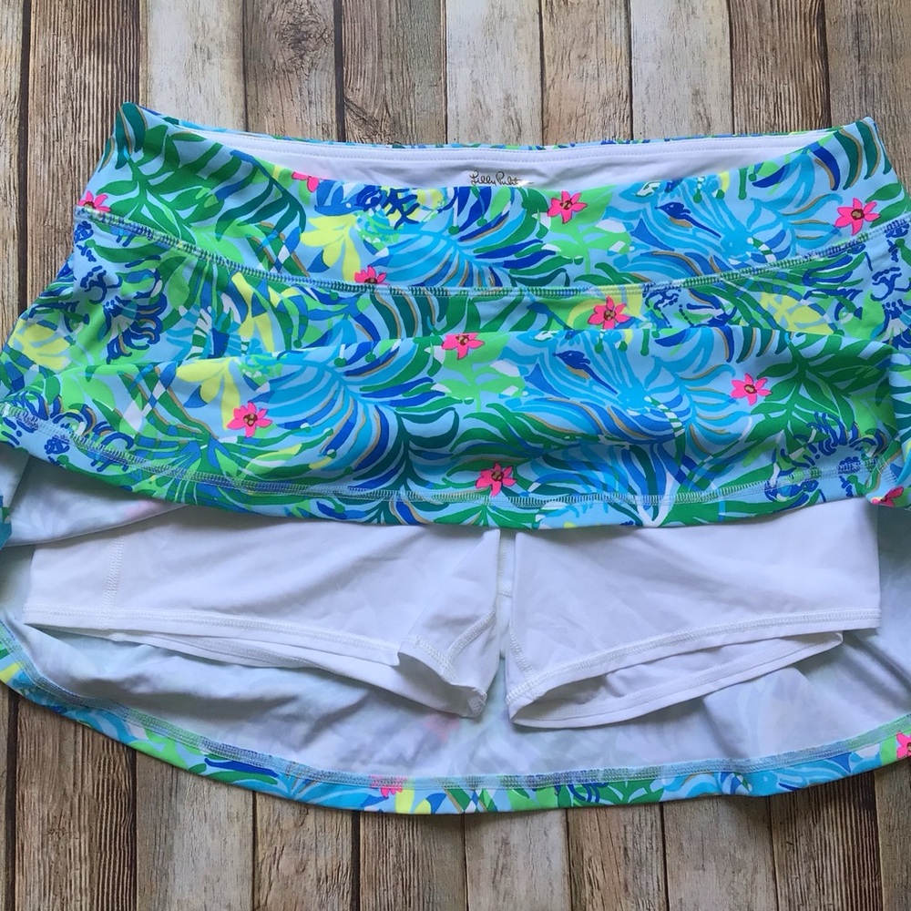 NWT Lilly Pulitzer Luxletic Aila Skort Via Parigi - Picture 2 of 5
